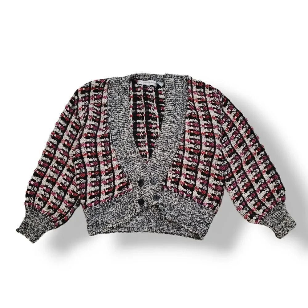 Vintage 80's Tony Lambert Collection Double Breasted Sweater Cardigan Size Small - Picture 9 of 14